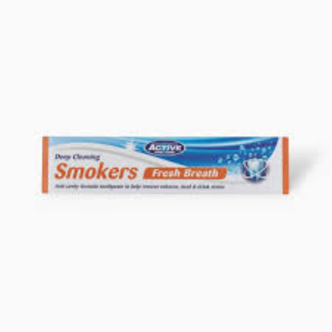 ACTIVE TOOTHPASTE SMOKERS FRESH BREATH 100ML